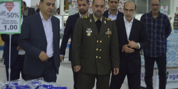بازدید وزیر محترم دفاع از فروشگاه ایرانی مگاسیس